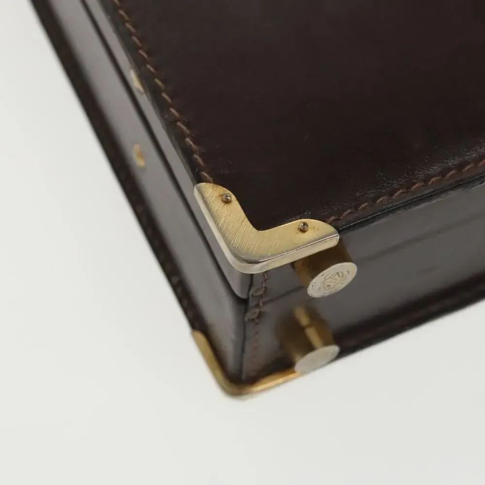 LOEWE Anagram Trunk Leather Brown